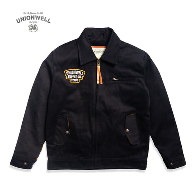 Unionwell Trucker Jacket Zip Code Black