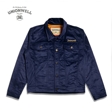 Unionwell Trucker Jacket Drago Velvet Navy