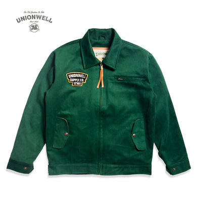 Unionwell Trucker Jacket Zip Code Green