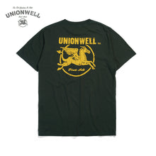 Unionwell T-shirt Unionround Logo Green