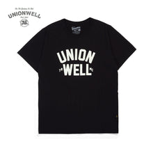 Unionwell Tshirt Basic Font Tee Black