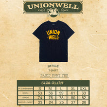 Unionwell Tshirt Basic Font Tee Navy