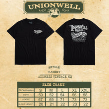 Unionwell T-shirt Address Vintage HQ Black