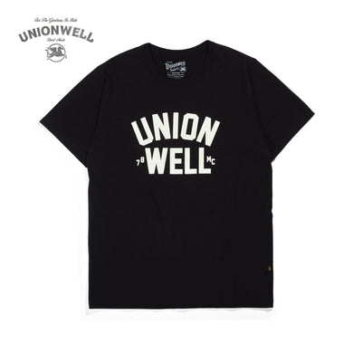 Unionwell T-shirt Basic Font Tee Black