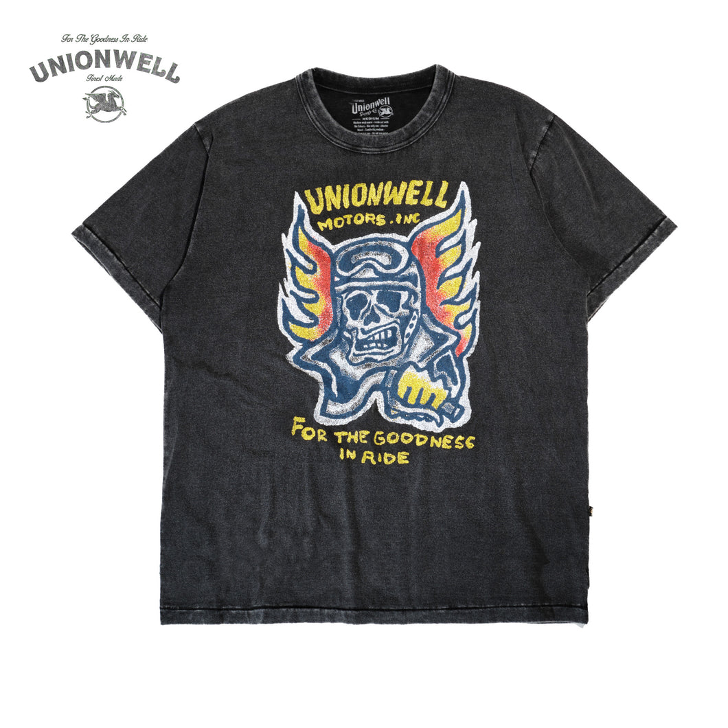 Unionwell T-shirt Bone Ride Black