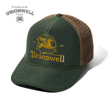 Unionwell Trucker Caps Classic Round Logo Green
