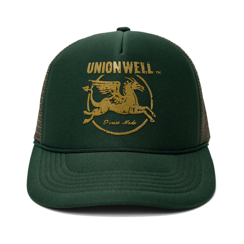 Unionwell Trucker Caps Roundlogo Army