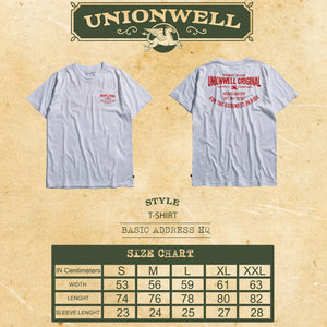 Unionwell T-shirt Basic Address HQ White