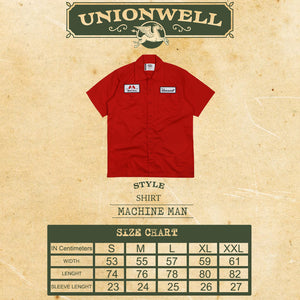 Unionwell Shirt Machine Man Red