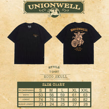 Unionwell Tshirt Moto Skull Black