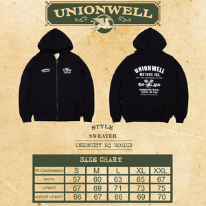 Unionwell Sweater Hoodie Unioncity Hq Hoodie Black