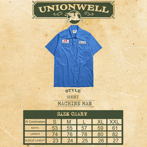 Unionwell Shirt Machine Man Blue