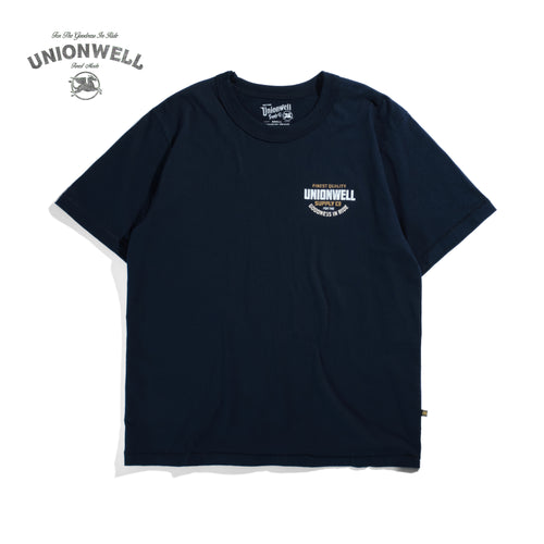Unionwell T-shirt Union Medallion Navy