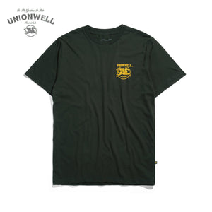 Unionwell T-shirt Unionround Logo Green