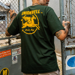 Unionwell T-shirt Unionround Logo Green