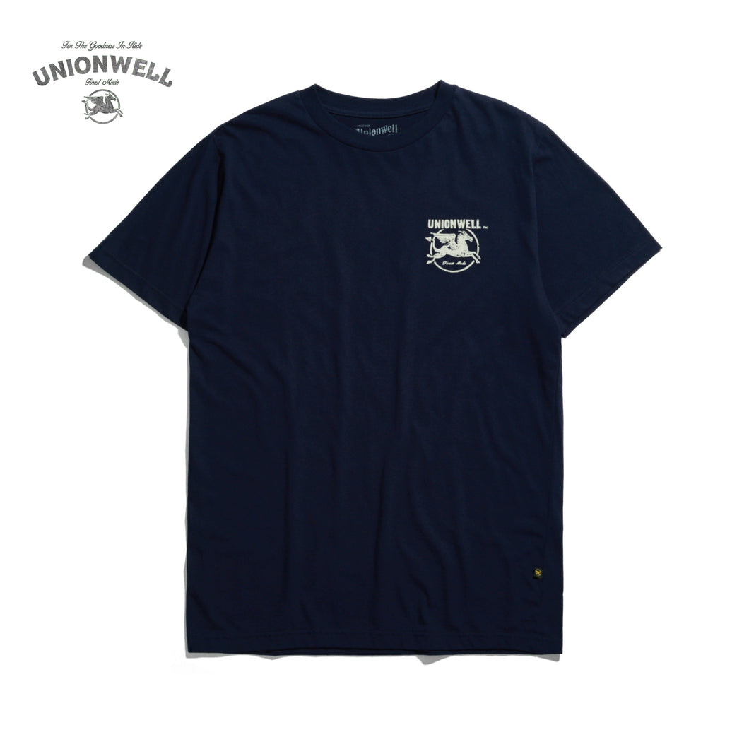 Unionwell T-shirt Unionround Logo Navy