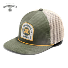 Unionwell Trucker Caps Roundlogo Cord Green