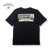 Unionwell T-shirt Address Stamp Black