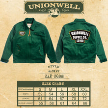 Unionwell Trucker Jacket Zip Code Green