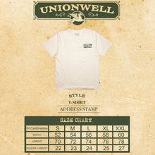 Unionwell T-shirt Address Stamp Off White