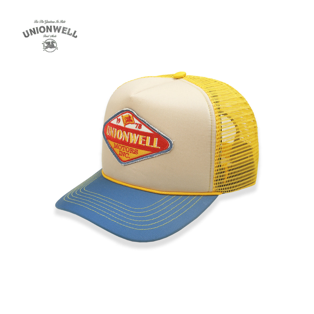 Unionwell Trucker Cap Greco Cap Off White – Unionwell Original