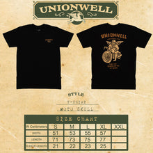 Unionwell Tshirt Moto Skull Black