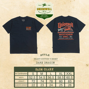 Unionwell T-shirt Dare Dragon Navy