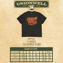 Unionwell T-shirt Electro Font Grey