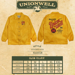 Unionwell Windbreaker Jacket Marvin Yellow