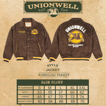 Unionwell Varsity Jacket Roundlogo Brown