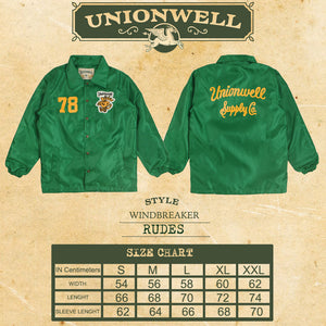 Unionwell Windbreaker Jacket Rudees Green