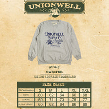 Unionwell Crewneck Union Address Signboard Misty