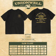 Unionwell T-shirt Uw Address Hq Black