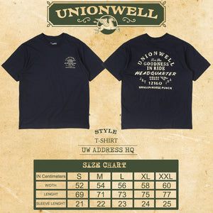 Unionwell T-shirt Uw Address Hq Navy
