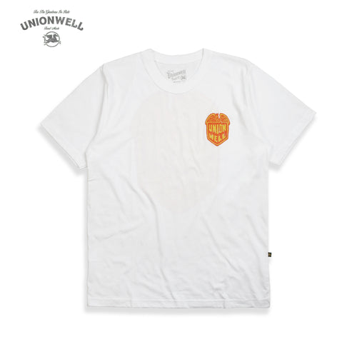 Unionwell T-shirt Union Pin White