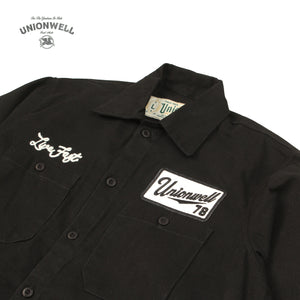 Unionwell Shirt Roundlogo Ls Shirt Black