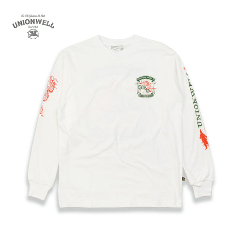 Unionwell T-Shirt Dragoncycle Ls White
