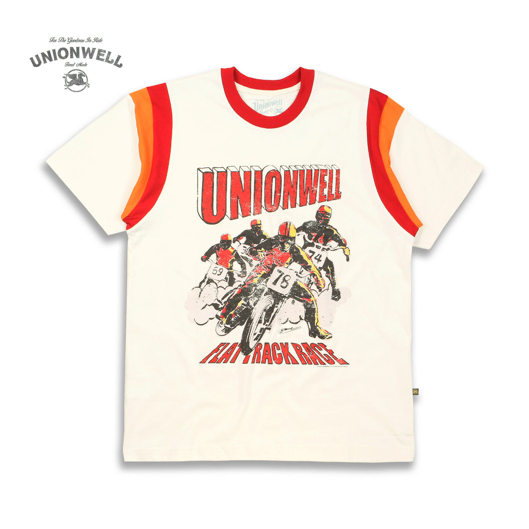 Unionwell Tshirt Flat Track Cream