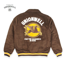Unionwell Varsity Jacket Roundlogo Brown