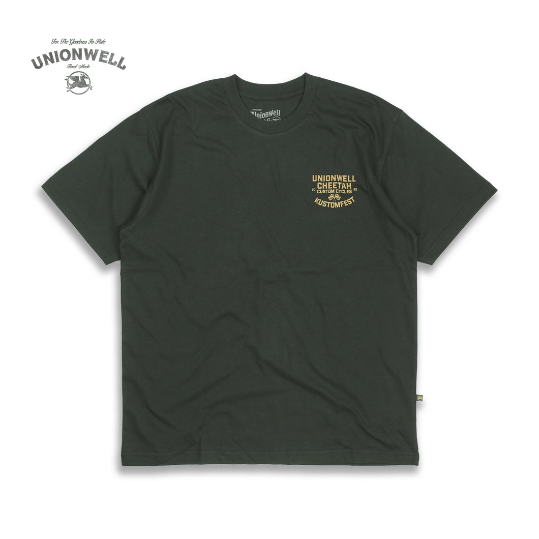 Unionwell X Cheetah Tshirt Green
