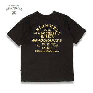 Unionwell T-shirt Uw Address Hq Black
