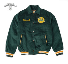 Unionwell Varsity Jacket Corduroy Roundlogo Green