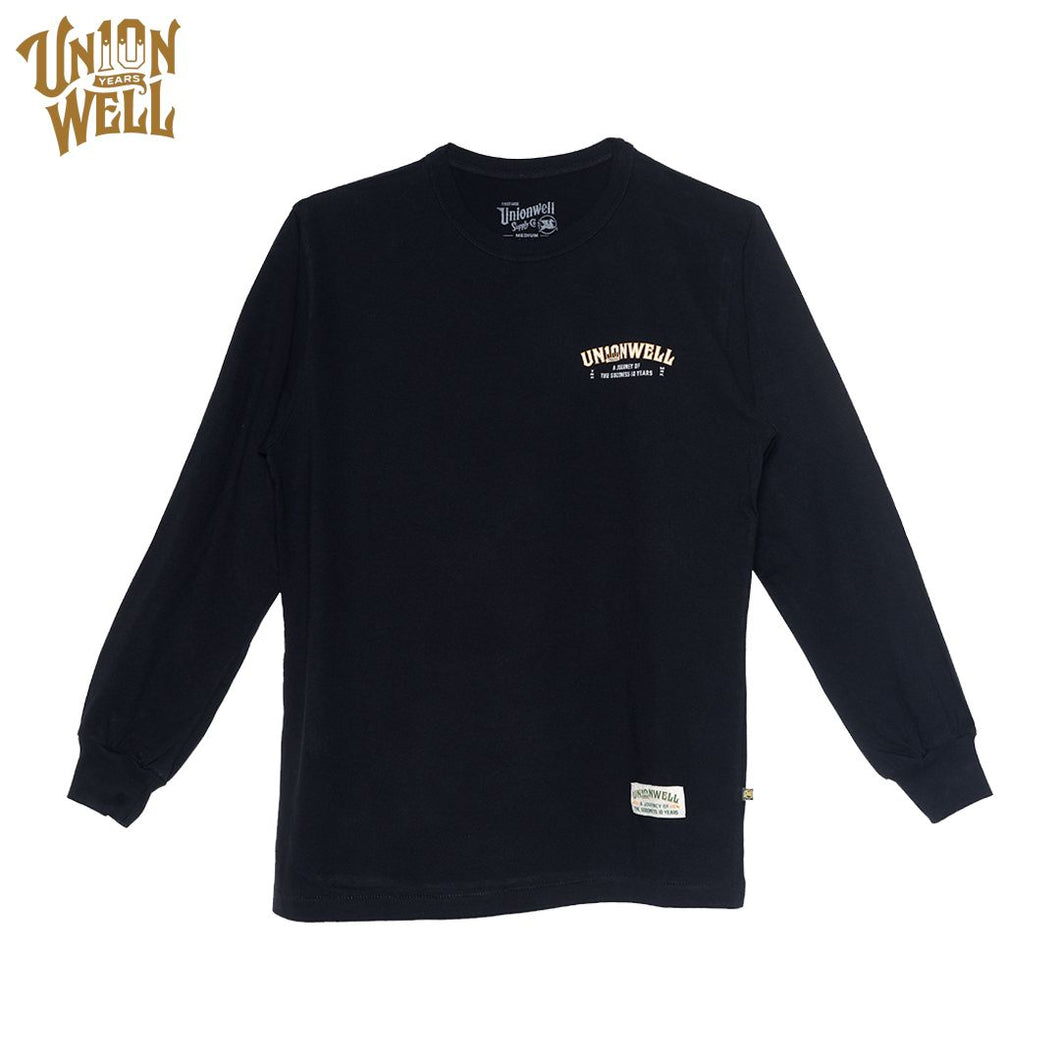 Unionwell Tshirt Ten Years Ls Black
