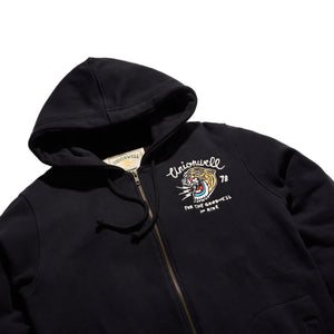 Unionwell Roar Hoodie Zipper Black
