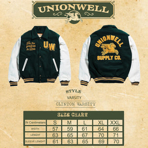 Unionwell Varsity Jacket Clinton Green